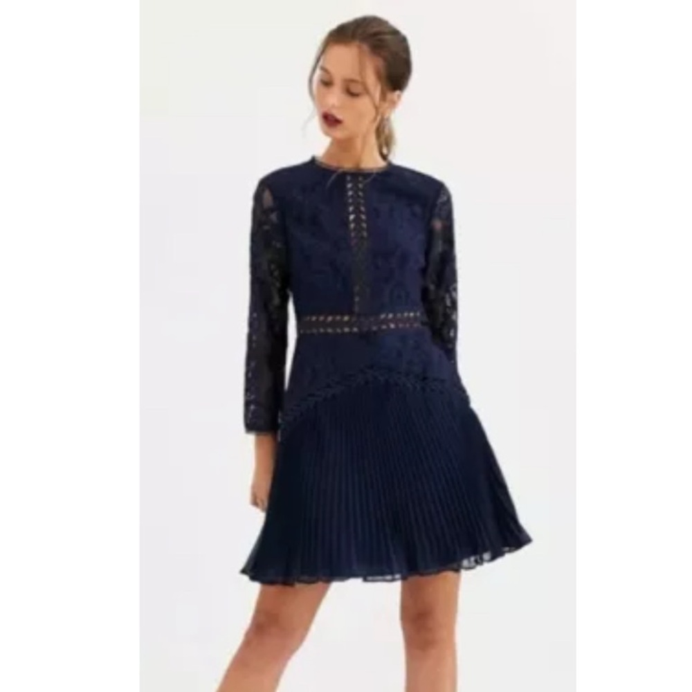 ASOS Lace flattering dress eyelet